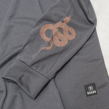 【ROARK RUN AMOK】ロアークランアモック men's Mathis Active LS "Onyx" ※ネコポス可