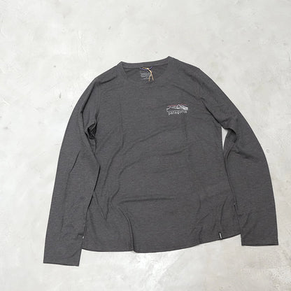 【patagonia】パタゴニア women's Long-Sleeved Capilene Cool Trail Shirt - Stratapeaks "INBK" ※ネコポス可