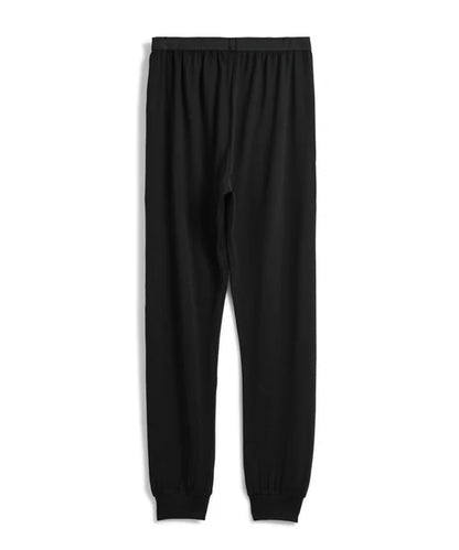 【TAION】タイオン men's Merino Wool Under Wear Long Leggings "Black" ※ネコポス可