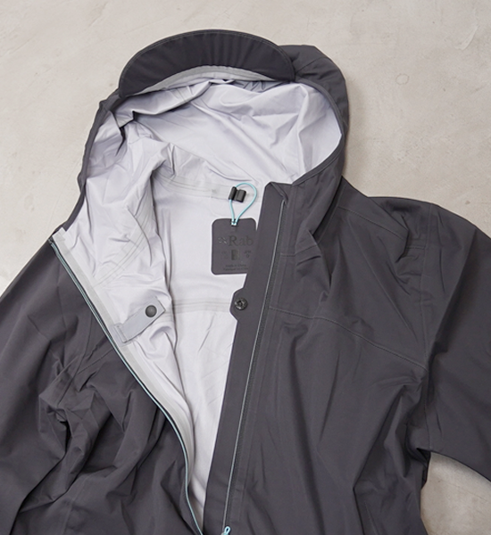 【Rab】ラブ women's Kinetic Ultra Jacket "Anthracite"
