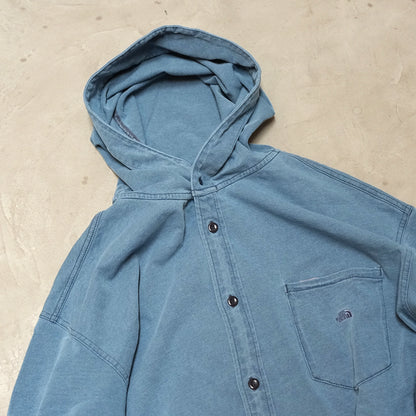 【THE NORTH FACE Purple Label】ノースフェイスパープルレーベル  men's Mountain Hooded Shirt "Indigo Bleach"