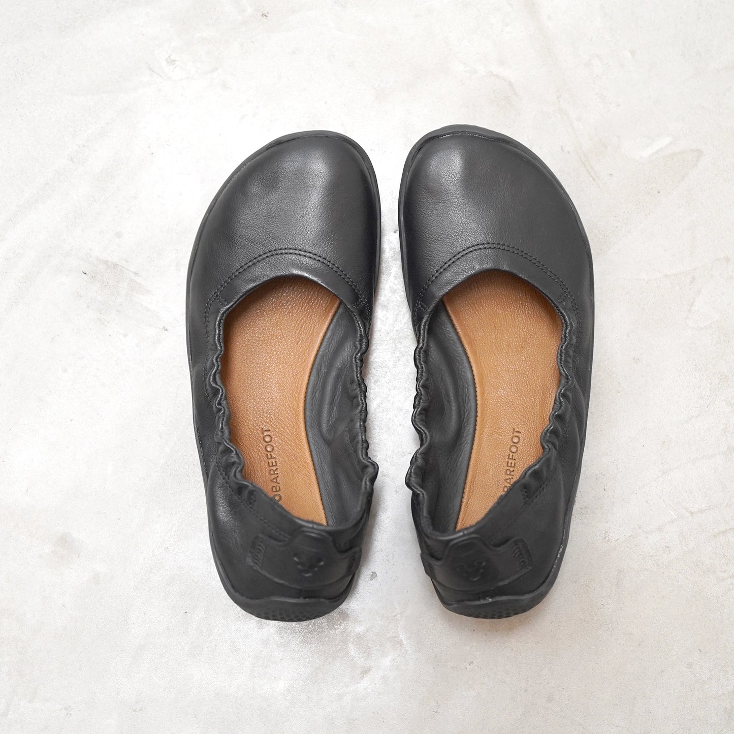 【VIVOBAREFOOT】ヴィヴォ ベアフット women's Primus Asana Yin Ballerina Leather "Obsidian"