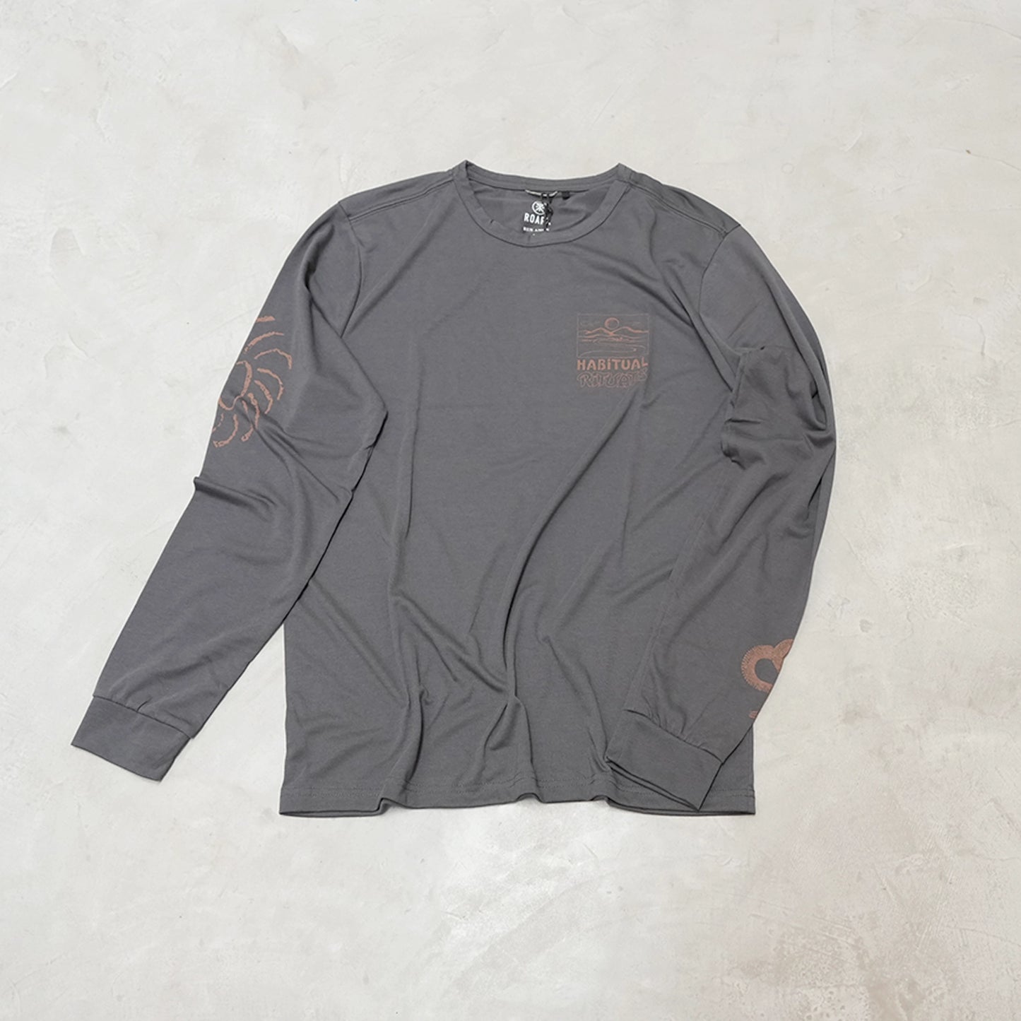 【ROARK RUN AMOK】ロアークランアモック men's Mathis Active LS "Onyx" ※ネコポス可