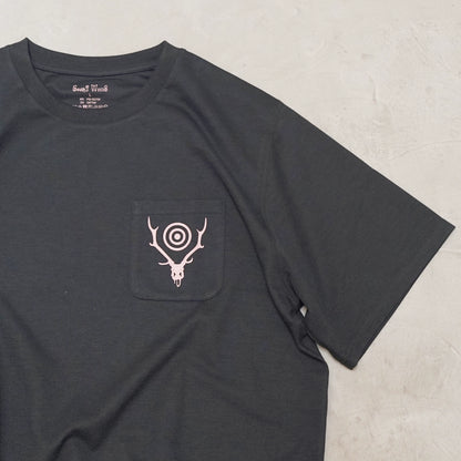 【South2 West8】サウスツーウエストエイト S/S Round Pocket Tee-Circle Horn "3Color" ※ネコポス可