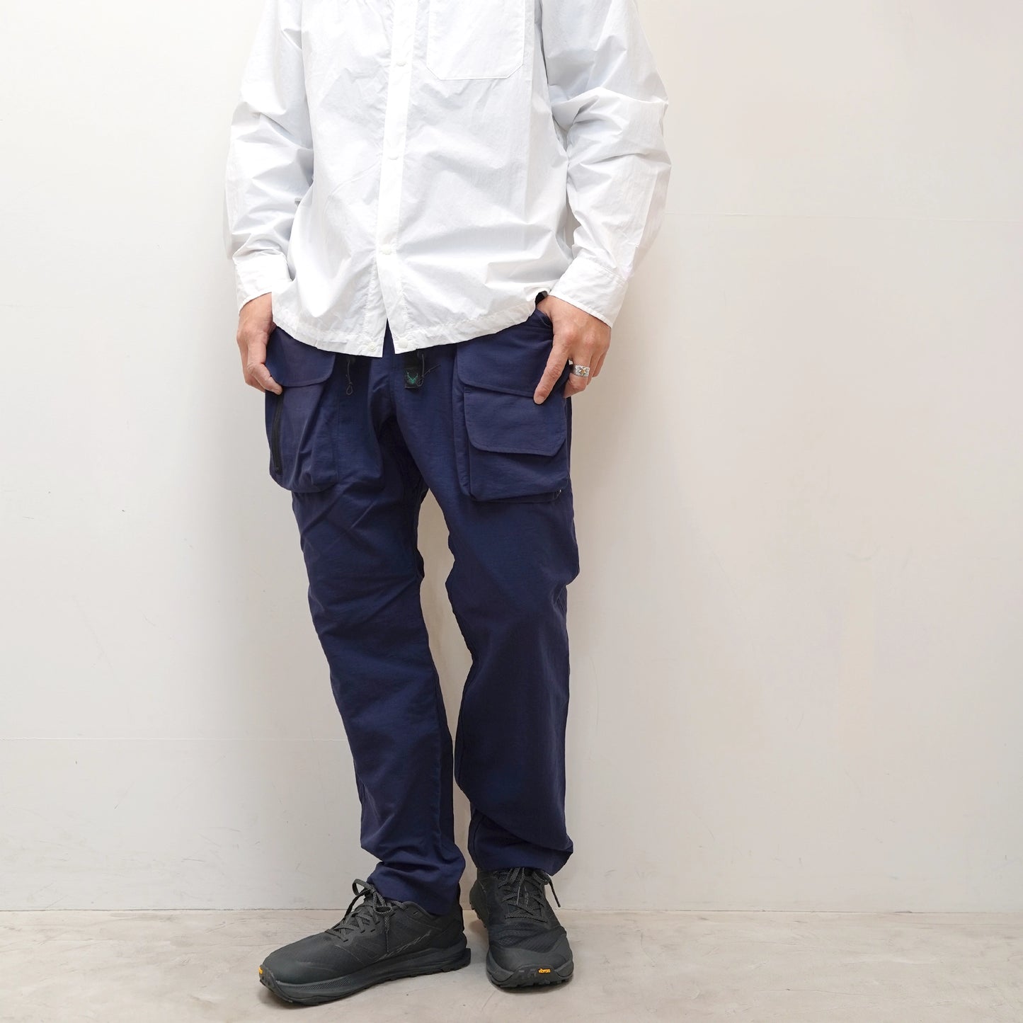 【South2 West8】サウスツーウエストエイト men's Tenkara Trout Pant-Nylon Poplin "Navy"