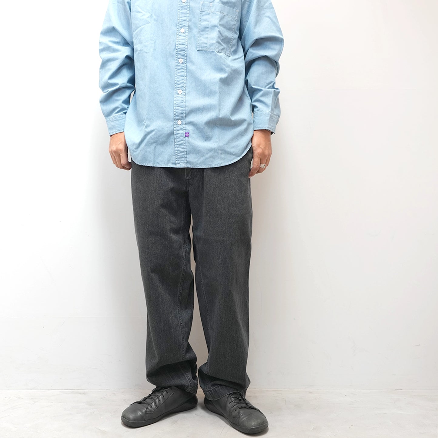 【nanamica】ナナミカ men's Wide Denim Pants "Gray"