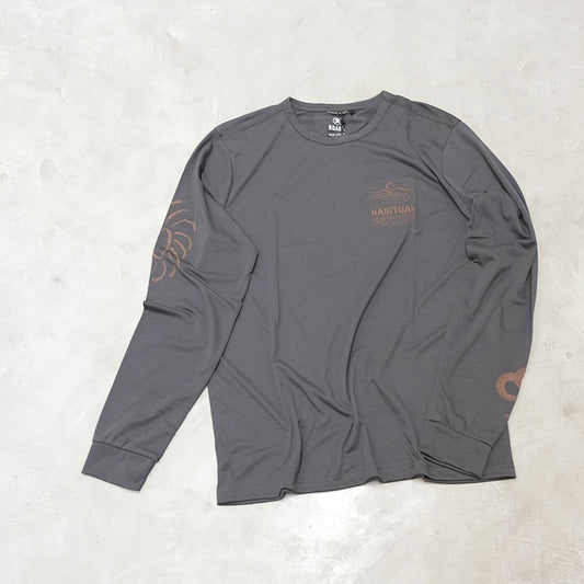 【ROARK RUN AMOK】ロアークランアモック men's Mathis Active LS "Onyx" ※ネコポス可