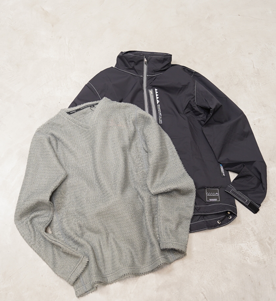 【Mountain Martial Arts】マウンテンマーシャルアーツ unisex MMA PERTEX® Wind Shell + POLARTEC® Alpha Direct LS Tee "Black"