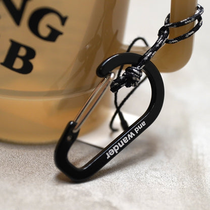 【and wander】アンドワンダー hiking club PP mug "Beige"