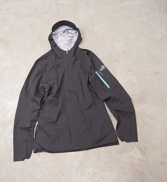 【Rab】ラブ women's Kinetic Ultra Jacket "Anthracite"