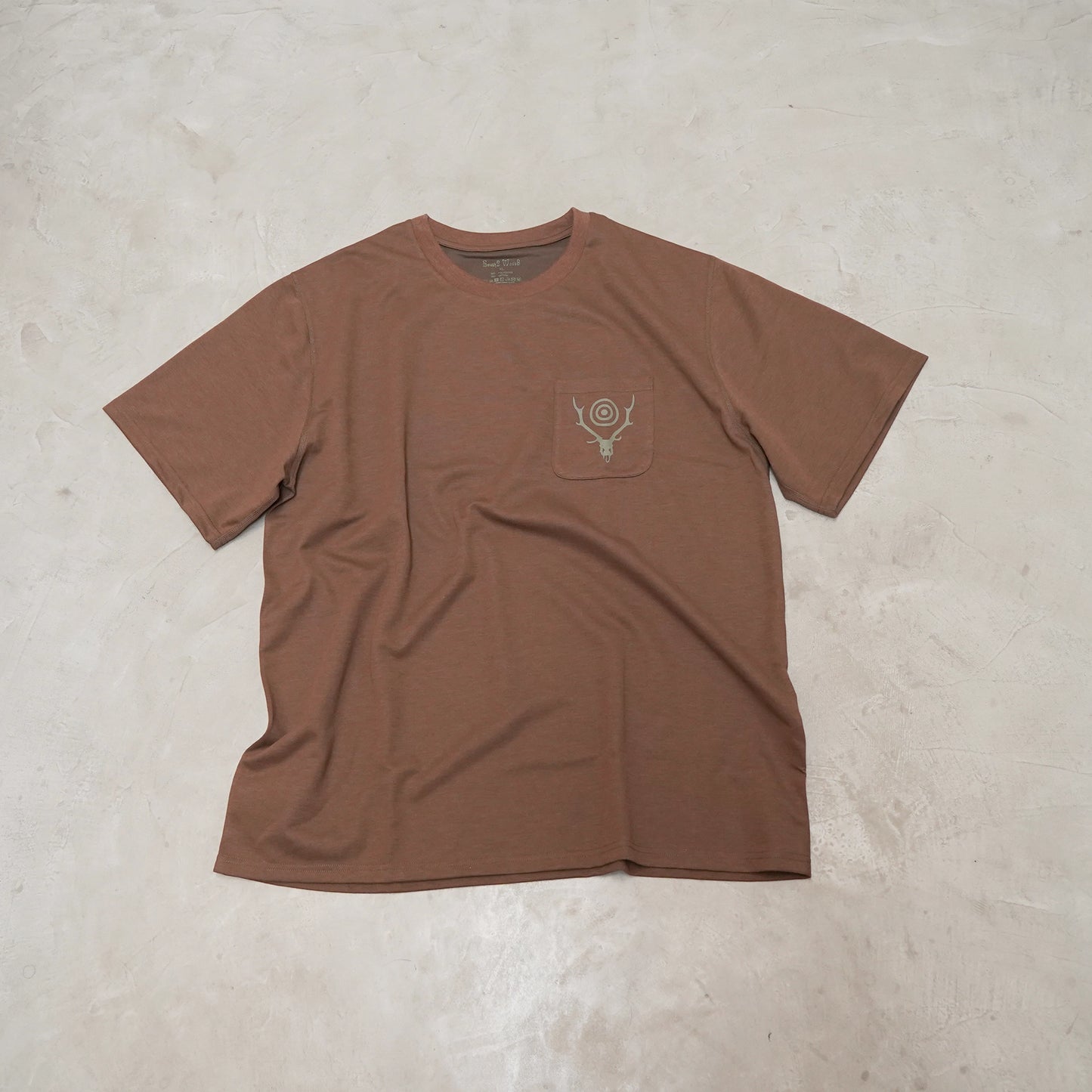 【South2 West8】サウスツーウエストエイト S/S Round Pocket Tee-Circle Horn "3Color" ※ネコポス可