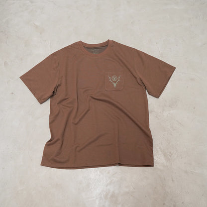 【South2 West8】サウスツーウエストエイト S/S Round Pocket Tee-Circle Horn "3Color" ※ネコポス可