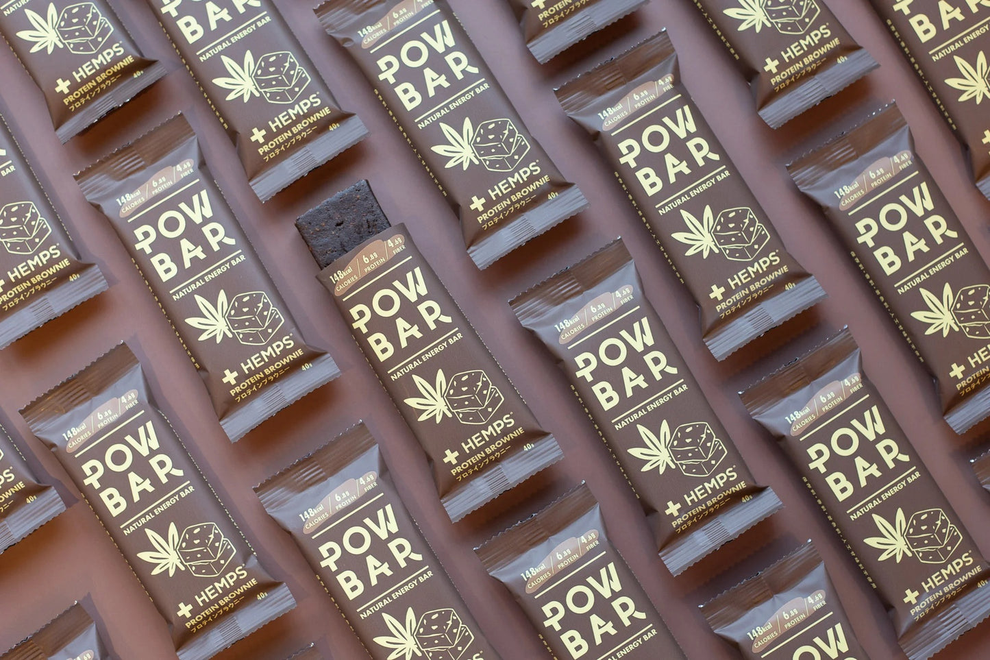 【THE POW BAR】 パウバー ➕HEMPS PROTEIN BROWNIE