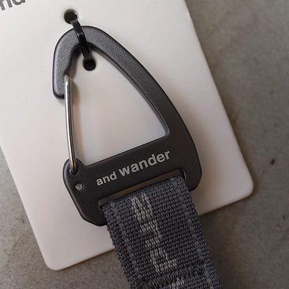 【and wander】アンドワンダー key hook "3Color"  ※ネコポス可