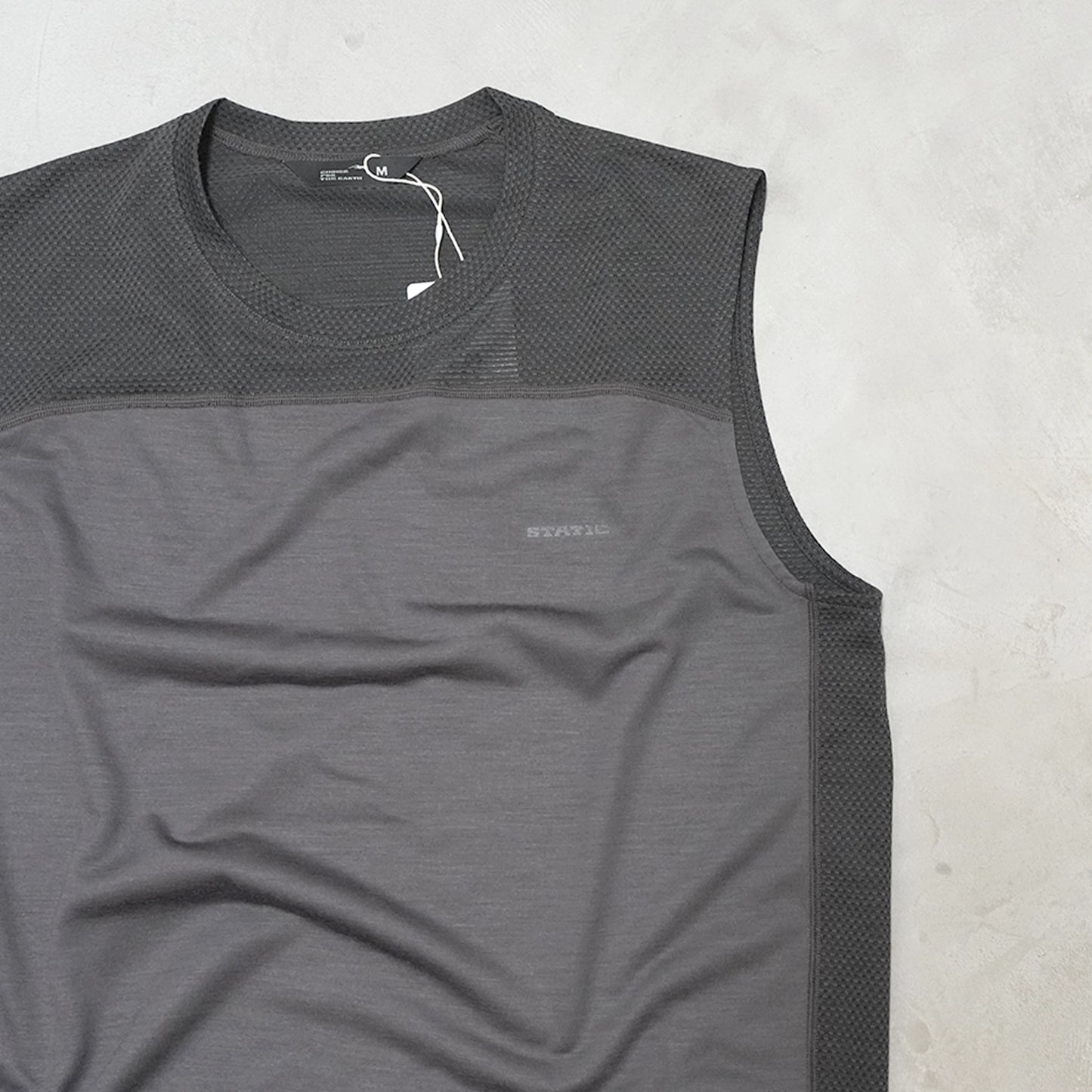 【STATIC】スタティック Chord Wool Sleeveless Shirts "2Color"
