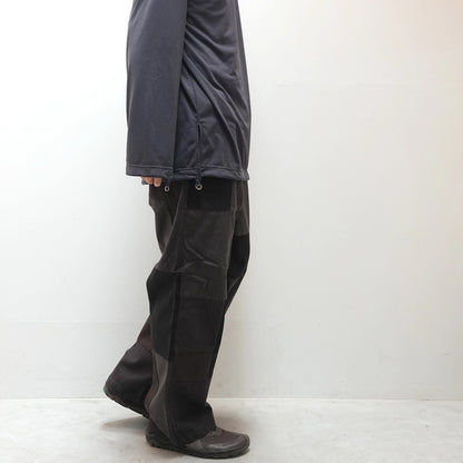 【THE NORTH FACE Purple Label】ノースフェイスパープルレーベル men's Cotton Twill Field Patchworked Pants "Asphalt Gray"