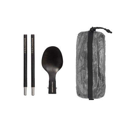 【ZEROGRAM】ゼログラム Bistro Cutlery Set with DCF "Black" ※ネコポス可