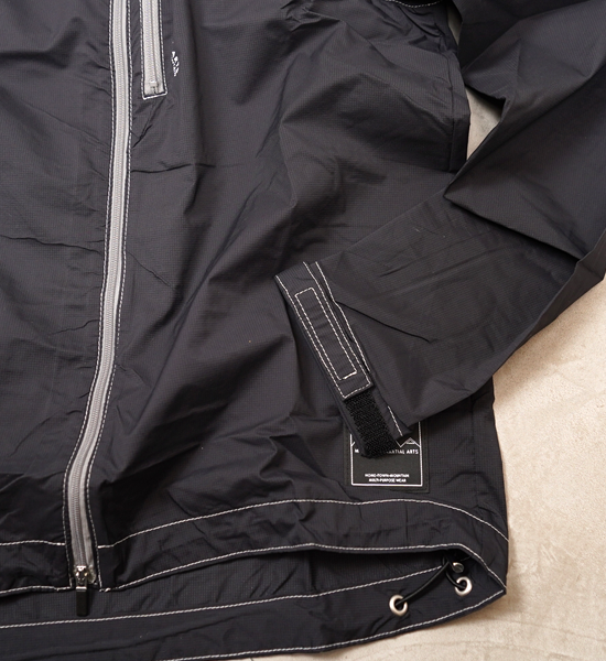 【Mountain Martial Arts】マウンテンマーシャルアーツ unisex MMA PERTEX® Wind Shell + POLARTEC® Alpha Direct LS Tee "Black"