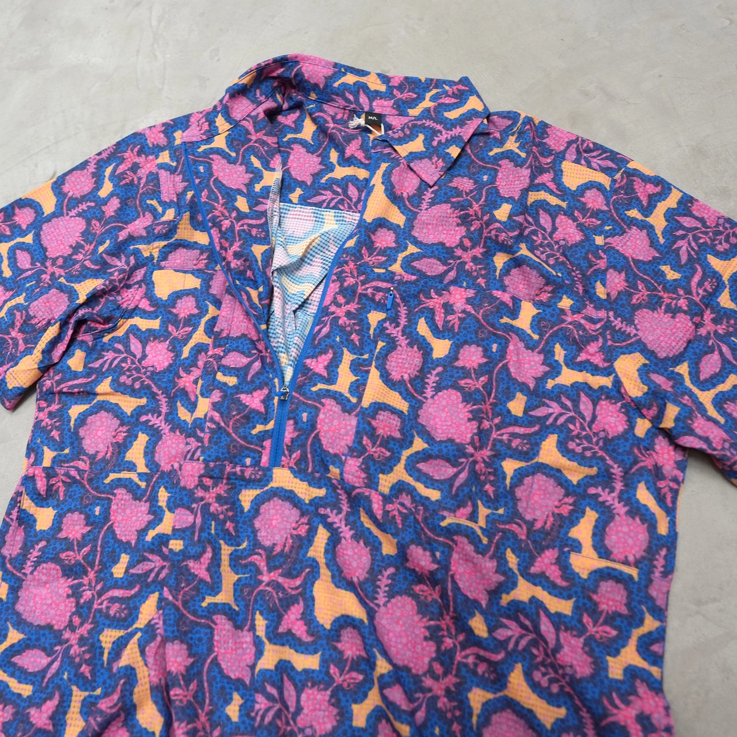 【Jolly Gear】ジョリーギア Triple Crown Half Zip Short Sleeve "Chromaflor Blue UL"