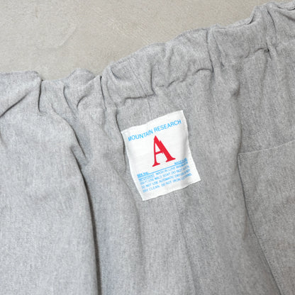 【Mountain Research】マウンテンリサーチ Q.D. Shorts "Gray"