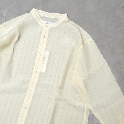 【nanamica】ナナミカ women's Band Collar Shirt "2Color"