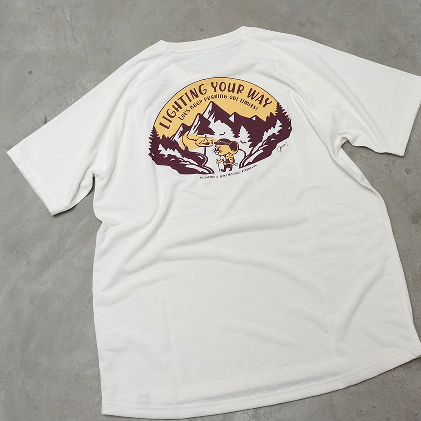 【milestone】マイルストーン unisex milestone&Jerry Marquez production milestone Original T-Shirt Canvas "3Color"