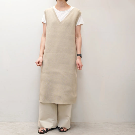 【nanamica】ナナミカ women's 7G Knit Dress "2Color"
