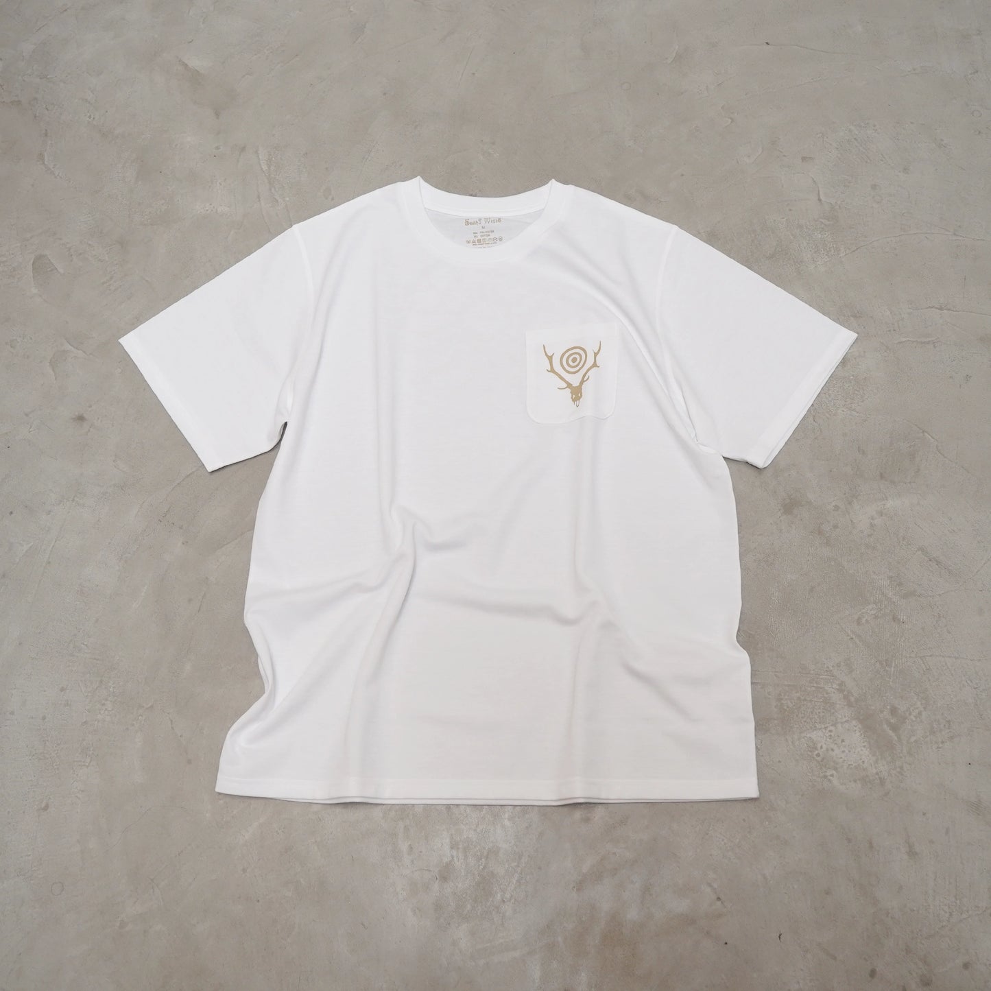 【South2 West8】サウスツーウエストエイト S/S Round Pocket Tee-Circle Horn "3Color" ※ネコポス可