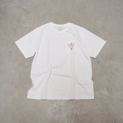 【South2 West8】サウスツーウエストエイト S/S Round Pocket Tee-Circle Horn "3Color" ※ネコポス可
