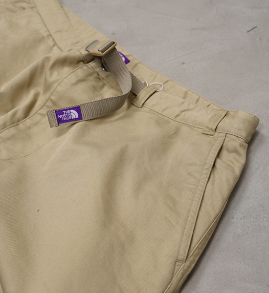 【THE NORTH FACE Purple Label】ノースフェイスパープルレーベル men's COOLMAX Chino Wide Tapered Pants "2Color"