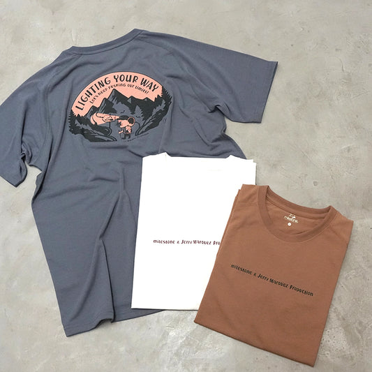 【milestone】マイルストーン unisex milestone&Jerry Marquez production milestone Original T-Shirt Canvas "3Color"