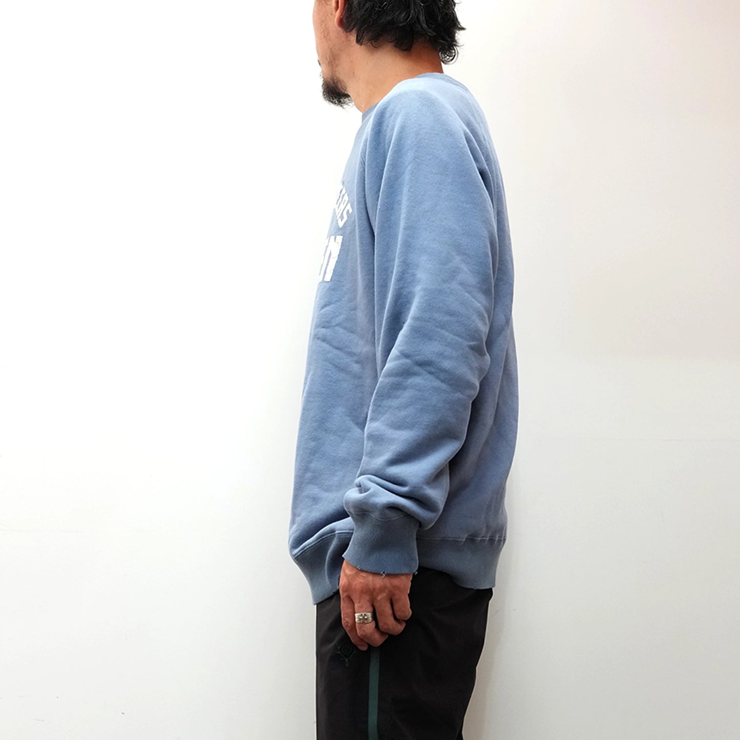 【Mountain Research】マウンテンリサーチ Damaged Sweat Crew "2Color"