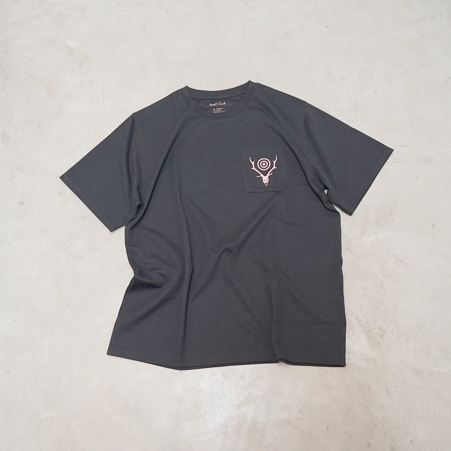 【South2 West8】サウスツーウエストエイト S/S Round Pocket Tee-Circle Horn "3Color" ※ネコポス可