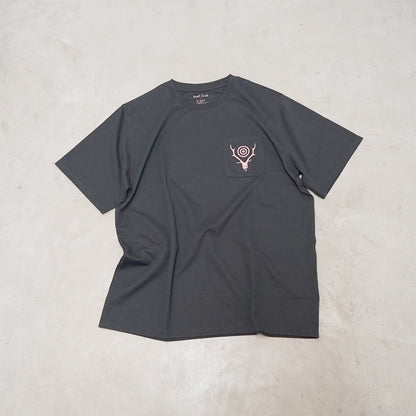 【South2 West8】サウスツーウエストエイト S/S Round Pocket Tee-Circle Horn "3Color" ※ネコポス可