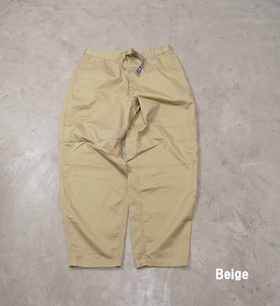 【THE NORTH FACE Purple Label】ノースフェイスパープルレーベル men's COOLMAX Chino Wide Tapered Pants "2Color"
