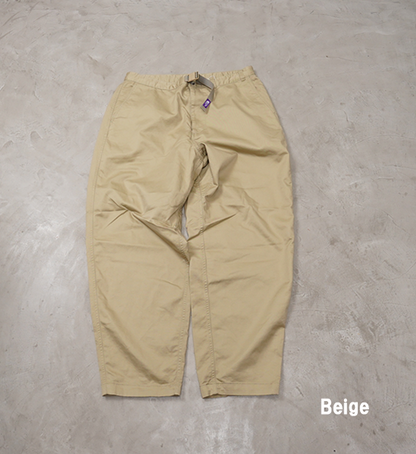 【THE NORTH FACE Purple Label】ノースフェイスパープルレーベル men's COOLMAX Chino Wide Tapered Pants "2Color"