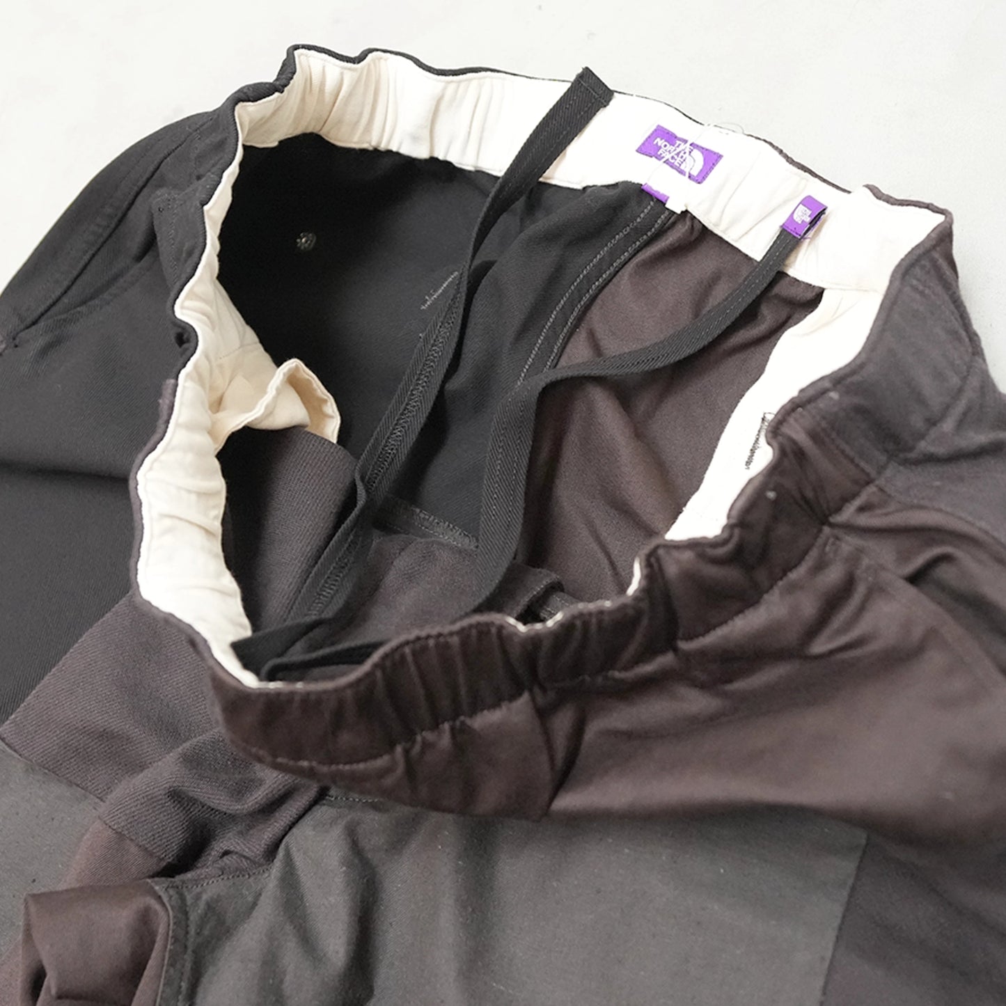 【THE NORTH FACE Purple Label】ノースフェイスパープルレーベル men's Cotton Twill Field Patchworked Pants "Asphalt Gray"