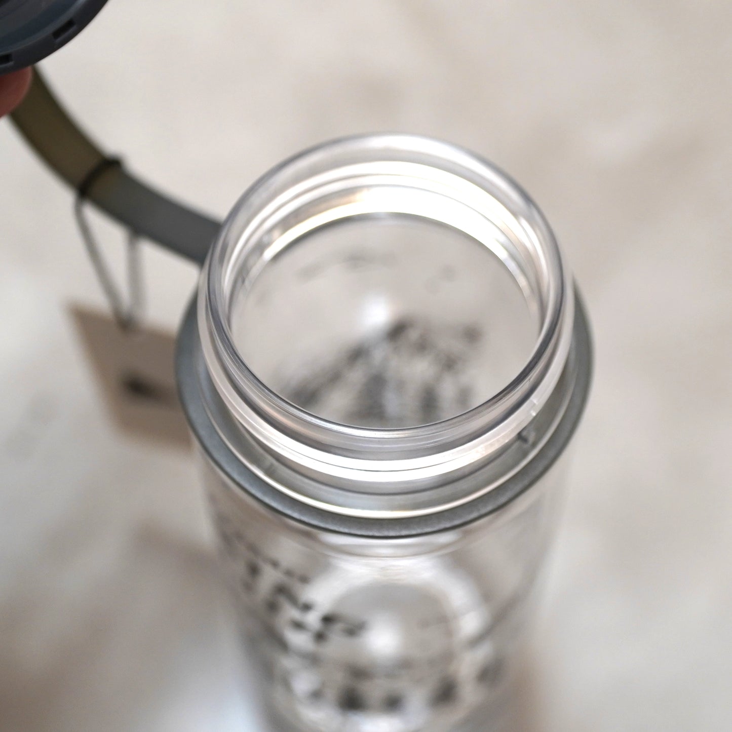 【and wander】アンドワンダー hiking club bottle "Clear"