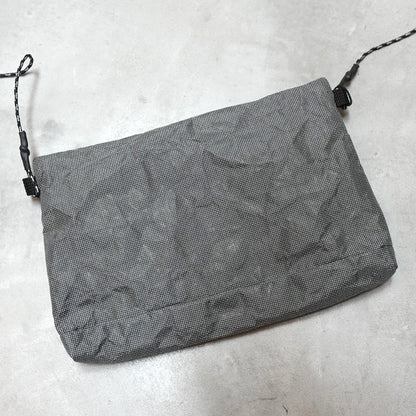 【and wander】アンドワンダー UltraWeave pouch "Gray"