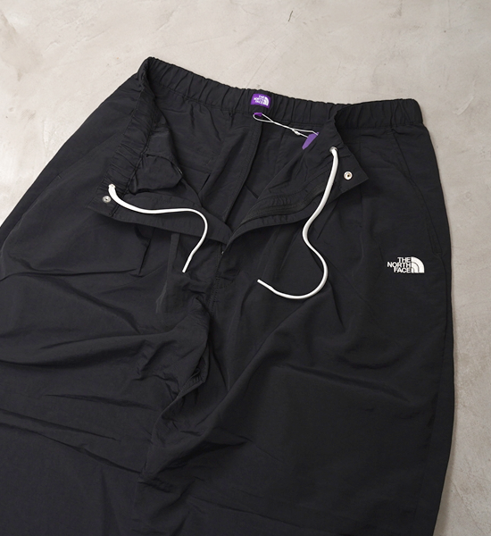 【THE NORTH FACE Purple Label】ノースフェイスパープルレーベル men's Nylon Tussah Field Pants "Black"