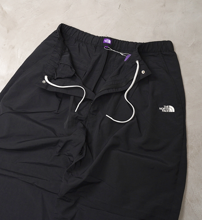 【THE NORTH FACE Purple Label】ノースフェイスパープルレーベル men's Nylon Tussah Field Pants "Black"