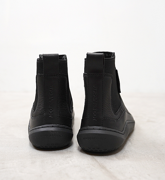 【VIVOBAREFOOT】ヴィヴォ ベアフット women's Gobi Chelsea "Obsidian"