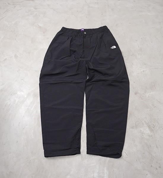 【THE NORTH FACE Purple Label】ノースフェイスパープルレーベル men's Nylon Tussah Field Pants "Black"