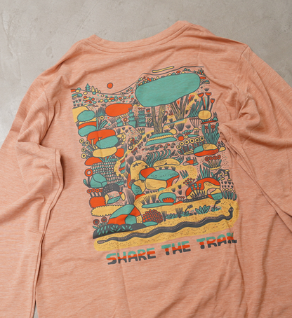 【patagonia】パタゴニア women's L/S Capilene Cool Daily Graphic Shirt(Lands) ※ネコポス可