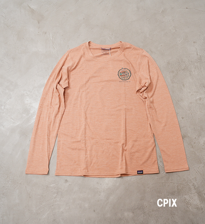 【patagonia】パタゴニア women's L/S Capilene Cool Daily Graphic Shirt(Lands) ※ネコポス可