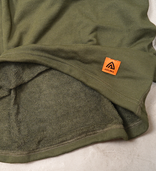 【ACLIMA】アクリマ men's WoolTerry Crewneck "2Color"