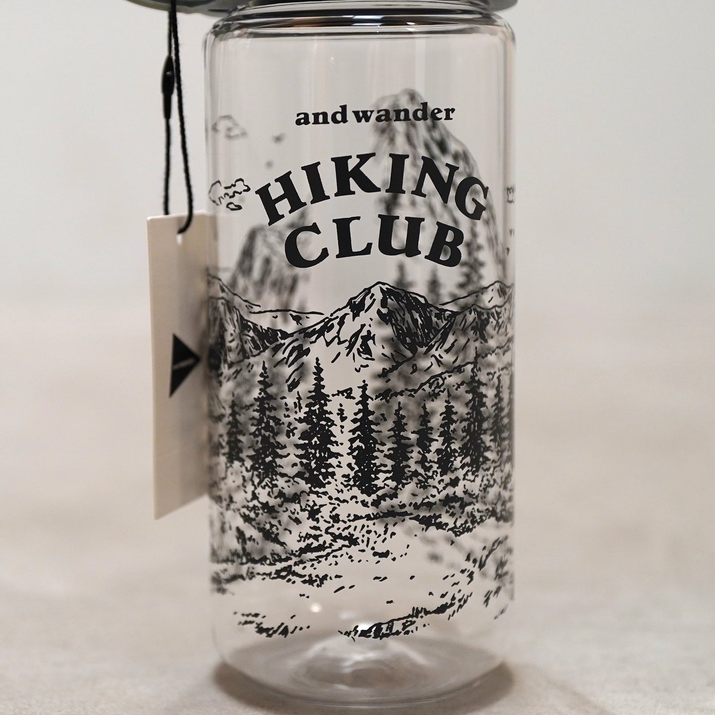 【and wander】アンドワンダー hiking club bottle "Clear"