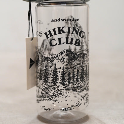 【and wander】アンドワンダー hiking club bottle "Clear"