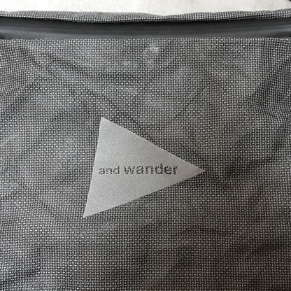 【and wander】アンドワンダー UltraWeave pouch "Gray"