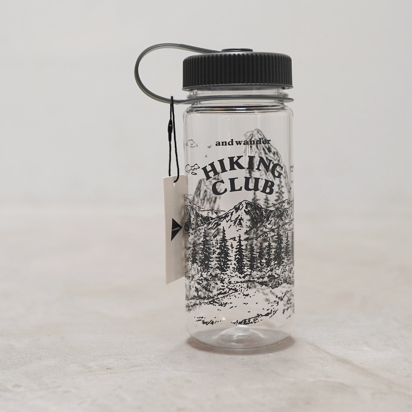 【and wander】アンドワンダー hiking club bottle "Clear"